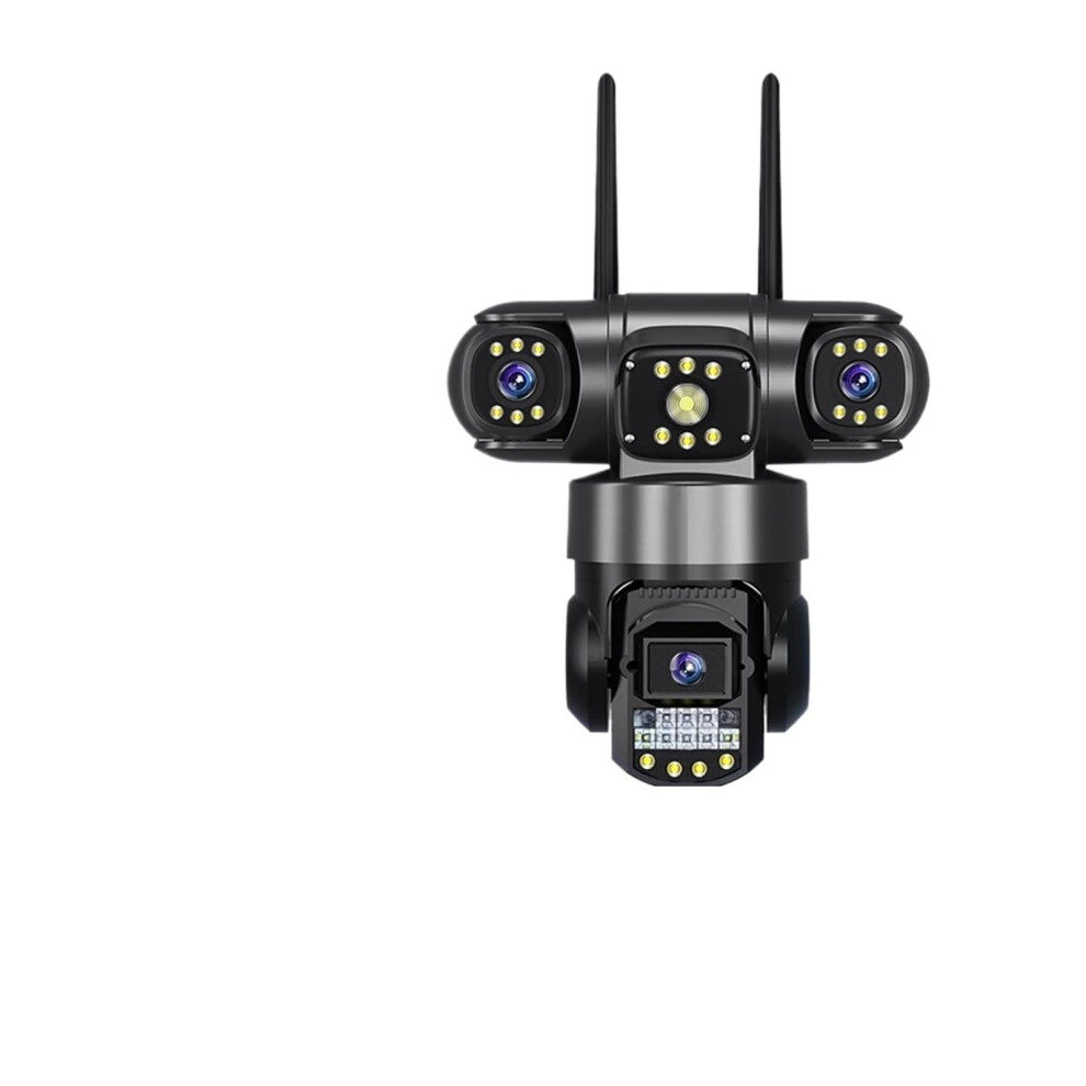 4G Ptz Ip Camera 15Mp 8K Outdoor Security Camera With 3 Lenses And Motion Detection For Home Surveillance - 2 Pack 6447073488702
