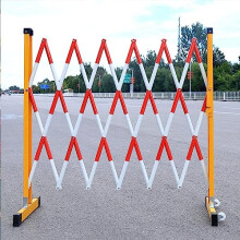 Portable Retractable Traffic Guardrail 1.2x6m Extendable Red Safety Barrier for Events Public Spaces Underground Use