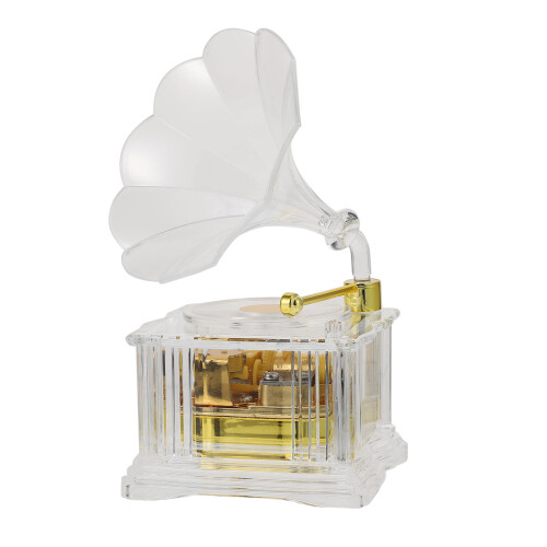 3 Pcs Phonograph Design Music Box with Light