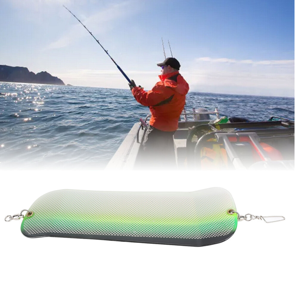 Luminous Green ABS Fishing Flasher 28cm Double-Sided Diving Swivel-image-OPC-PKCNNQD-NEW