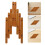 16pcs Bamboo Divination Sticks Portable Fortune Telling Tools 11