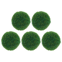 5pcs Artificial Topiary Ball Greenery Spheres for Home Wedding Decor