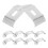 10pcs Roman Blind Mounting Brackets 4.9x2cm Vertical Fixation Clips 11