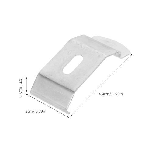 10pcs Roman Blind Mounting Brackets 4.9x2cm Vertical Fixation Clips 2
