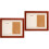 2pcs Medal Display Frame Sports Awards Shadow Box 6