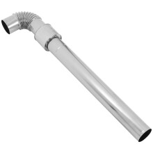 1 Set Stove Pipe: Thickened Stainless Steel Chimney Flue with Elbow