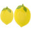 2pcs Lemon Shaped Ceramic Plates Bowls for Dessert Salad Snack 1