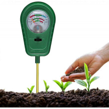 Soil Meter 3-in-1, Soil PH Meter, Soil Tester for PH, Moisture and Fertility Soil Moisture Meter for Garden, Farm, Lawn, No Batteries Required
