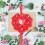 4pcs Heart Shaped Wedding Ring Pillows Box Holder 11