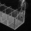 2pcs Suction Cup Fridge Organizer Clear Acrylic Shelf 5 Compartments 9