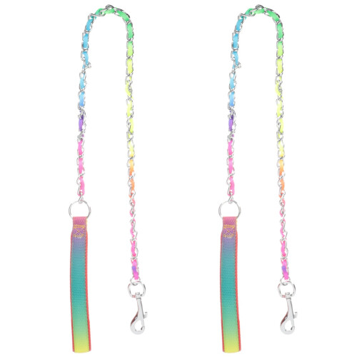 2pcs Wear-Resistant Dog Chain Leash Puppy Accessory 1
