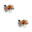 2pcs Tea Party Fascinator Hat Wedding Bride Headband 3