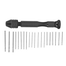 1set Pin Vise Hand Drill Set for Woodworking Jewelry DIY Crafts
