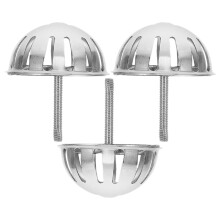 3pcs Stainless Steel Urinal Funnel Cover Strainer with Top Spud Filter