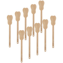 10St Bamboe Waaierhuls Khaki Voor DIY Handwaaier Bruiloft Decoratie