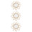 3pcs Rattan Woven Mirror Wall Decor Art Craft 9