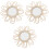 3pcs Rattan Woven Mirror Wall Decor Art Craft 4