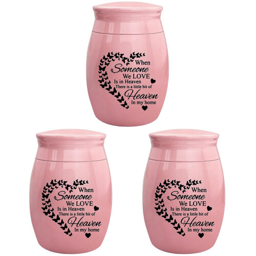 3pcs Stainless Steel Urn for Ashes Storage 1