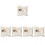 5pcs Satin Wedding Ring Pillow Ceremony Cushion 5