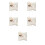 5pcs Satin Wedding Ring Pillow Ceremony Cushion 7