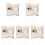 5pcs Satin Wedding Ring Pillow Ceremony Cushion 2