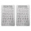 2pcs Braille Alphabet Board Raised Dots Letters Numbers Learning Aid 1