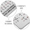 2pcs Braille Alphabet Board Raised Dots Letters Numbers Learning Aid 9
