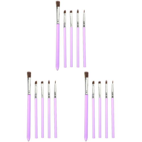 15 Pcs Cake Decorating Tools Fondant Brushes Kit 1
