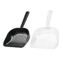 2pcs Portable Cat Litter Filter Scoops Pet Poop