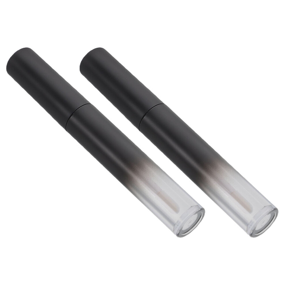 Totority 2Pcs Round Empty Lip Gloss Tubes For Diy Lipstick Making