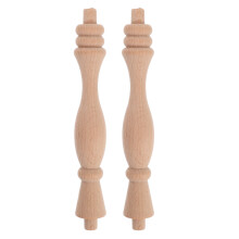 2pcs Unfinished Wood Balusters for Stairs DIY Spindles Replacement