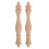 2pcs Unfinished Wood Balusters for Stairs DIY Spindles Replacement 1