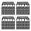 80 Pcs PVC Fish Tank Bottom Filter Plate Splicing Combination 4