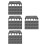 80 Pcs PVC Fish Tank Bottom Filter Plate Splicing Combination 2