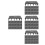 80 Pcs PVC Fish Tank Bottom Filter Plate Splicing Combination 3