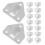 20pcs Fire Extinguisher Wall Mount Hooks Heavy Duty Metal Brackets 11