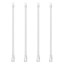4pcs Clear Blind Wand Replacement with Hook