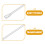4pcs Clear Blind Wand Replacement with Hook 8