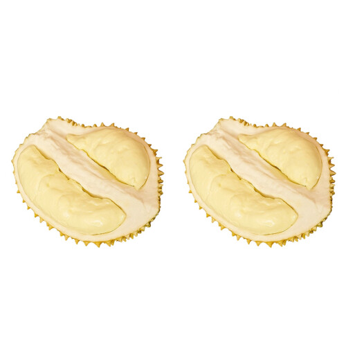 2pcs Fake Fruit Artificial Durian Home Decor 1