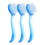 3pcs Manual Face Scrubber Soft Bristle Deep Cleansing Brush 10