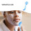 3pcs Manual Face Scrubber Soft Bristle Deep Cleansing Brush 8