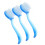 3pcs Manual Face Scrubber Soft Bristle Deep Cleansing Brush 9