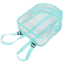 Clear PVC Backpack Organizer for Dolls Plush Toys Travel