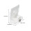 6pcs Heavy Duty Ceiling Curtain Brackets Wall Mounted Plastic Holders 2