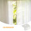 6pcs Heavy Duty Ceiling Curtain Brackets Wall Mounted Plastic Holders 7