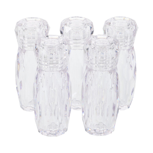 5pcs Glitter Beads Jar Plastic Storage Tubes 3ml