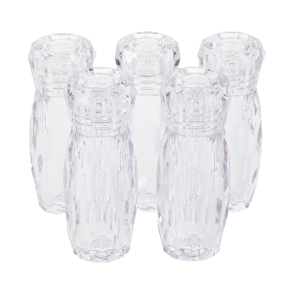 Totority 5Pcs Glitter Beads Jar Plastic Storage Tubes 3Ml