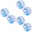 6 Pcs Sequin Inflatable Ball Pool Beach Game Toy 6