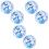 6 Pcs Sequin Inflatable Ball Pool Beach Game Toy 3