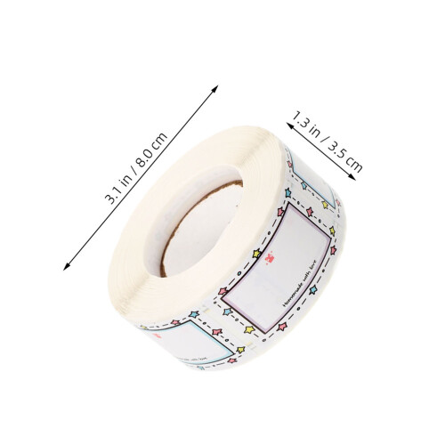 1Roll Waterproof Oil-Resistant Food Labels for Containers 2